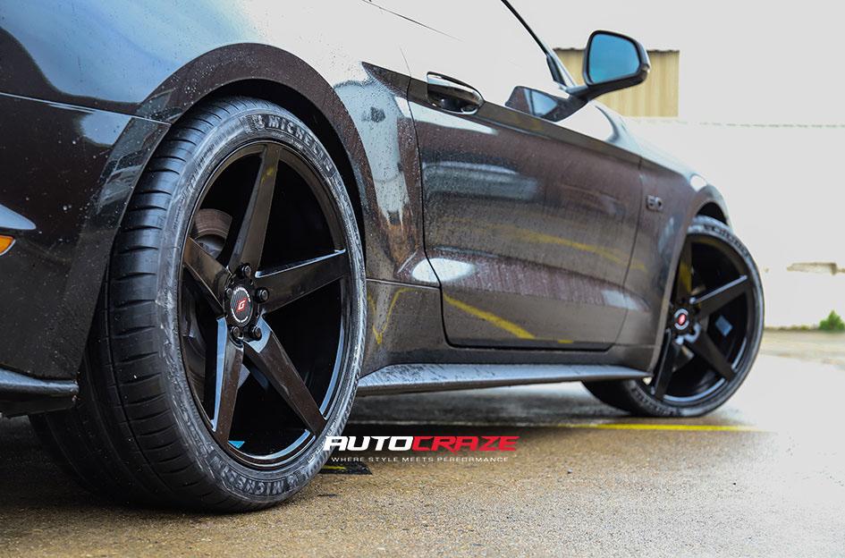 FORD MUSTANG IFG 8 FLAT BLACK